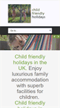 Mobile Screenshot of childfriendlyholidays.org